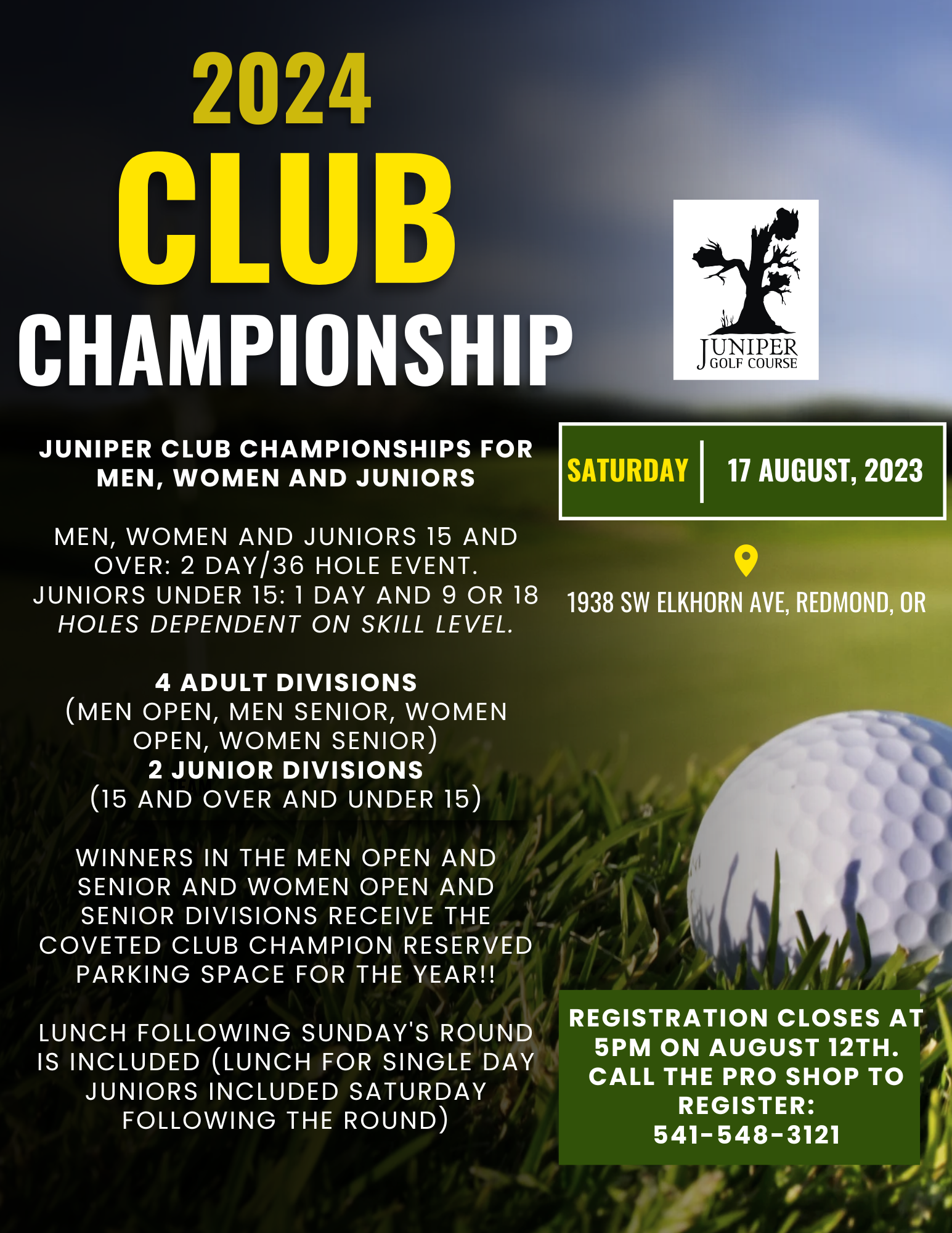 2024 Club Championship Juniper Flyer